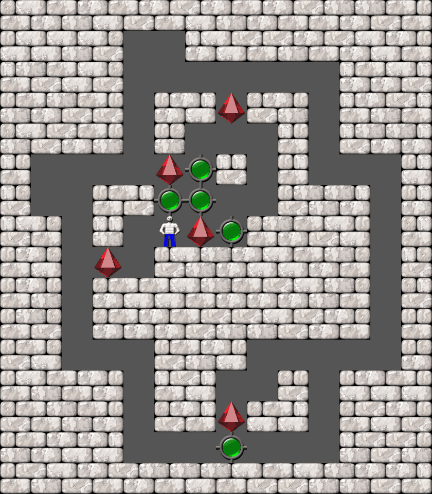 Сокобан More Bugs collections уровень 545